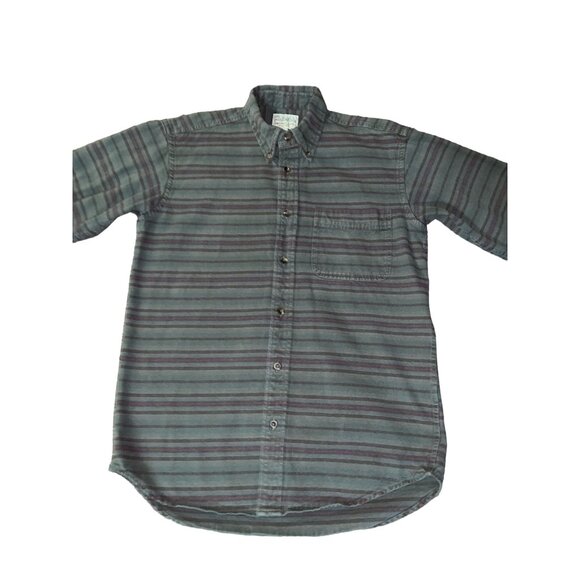 Cabelas Shirt Mens S Reg Used Long Sleeve Button Down Striped - Picture 4 of 12